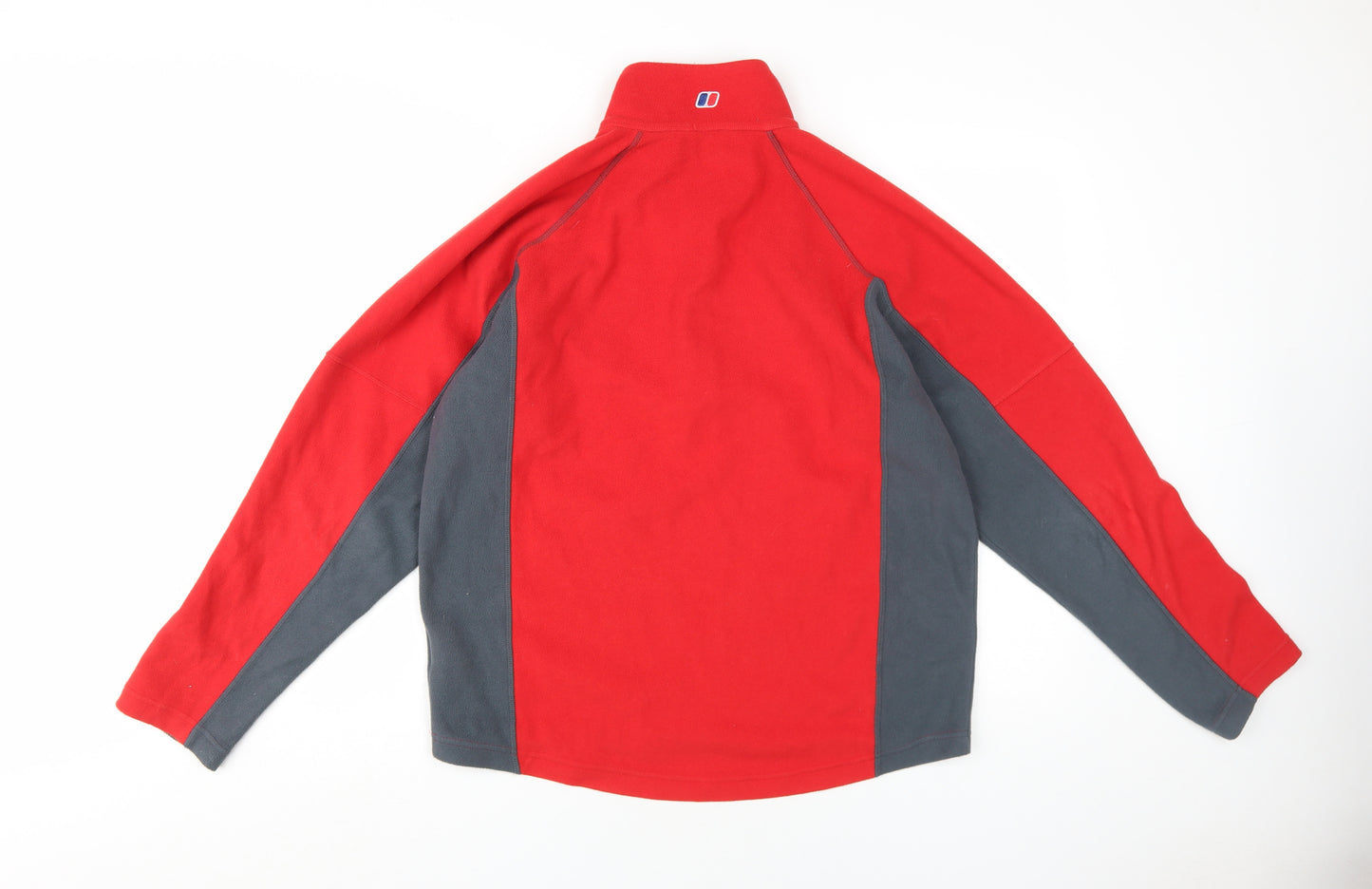 Berghaus Men's Red 1/2 Zip Fleece Sweatshirt M