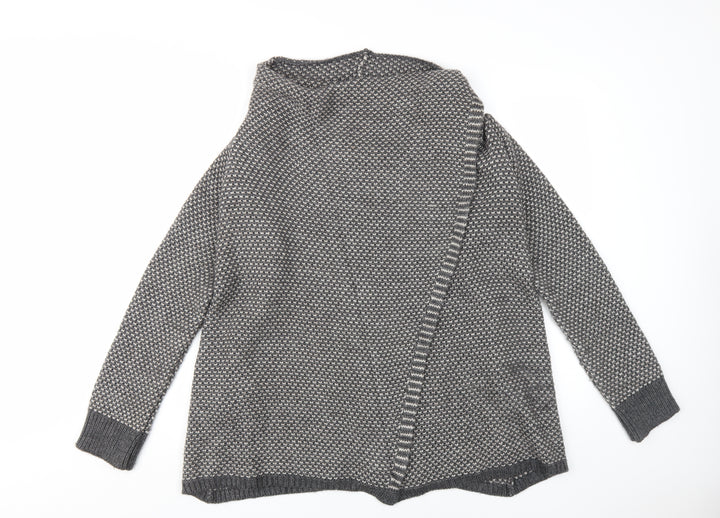 JoJo Maman Bébé Women's Grey Knit Pullover Jumper S