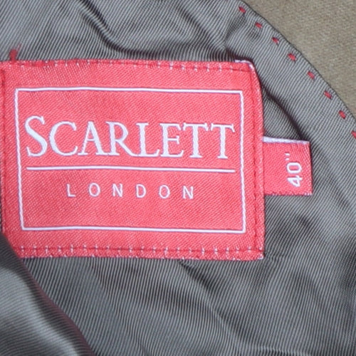 Scarlett London Men's Brown Blazer 40 Long