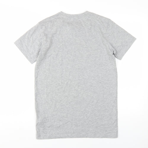 Intense Men's Grey Short Sleeve T-Shirt - Size S
