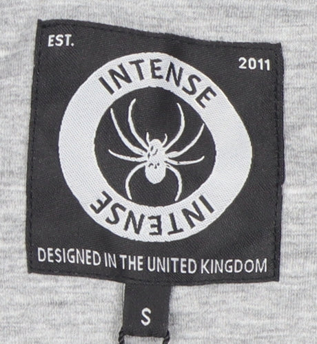 Intense Men's Grey Short Sleeve T-Shirt - Size S