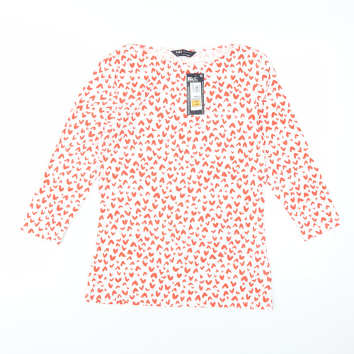 Marks and Spencer Women's Pink T-Shirt Size 10