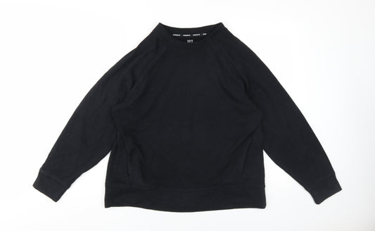 Marks and Spencer Women’s Black Crew Neck Sweatshirt