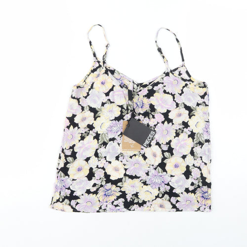 PIECES Women's Multicoloured Floral Camisole Tank XS