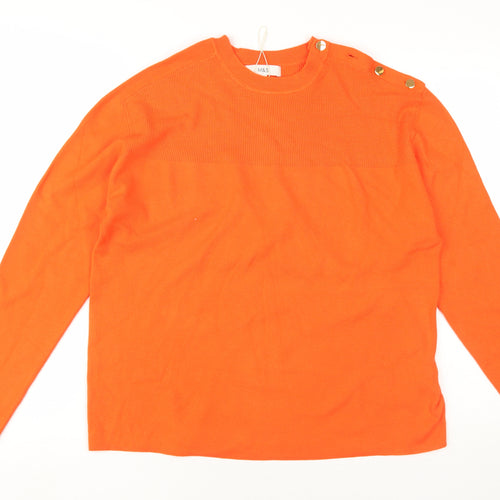 Marks and Spencer Women’s Orange Pullover M