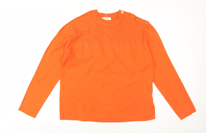 Marks and Spencer Women’s Orange Pullover M