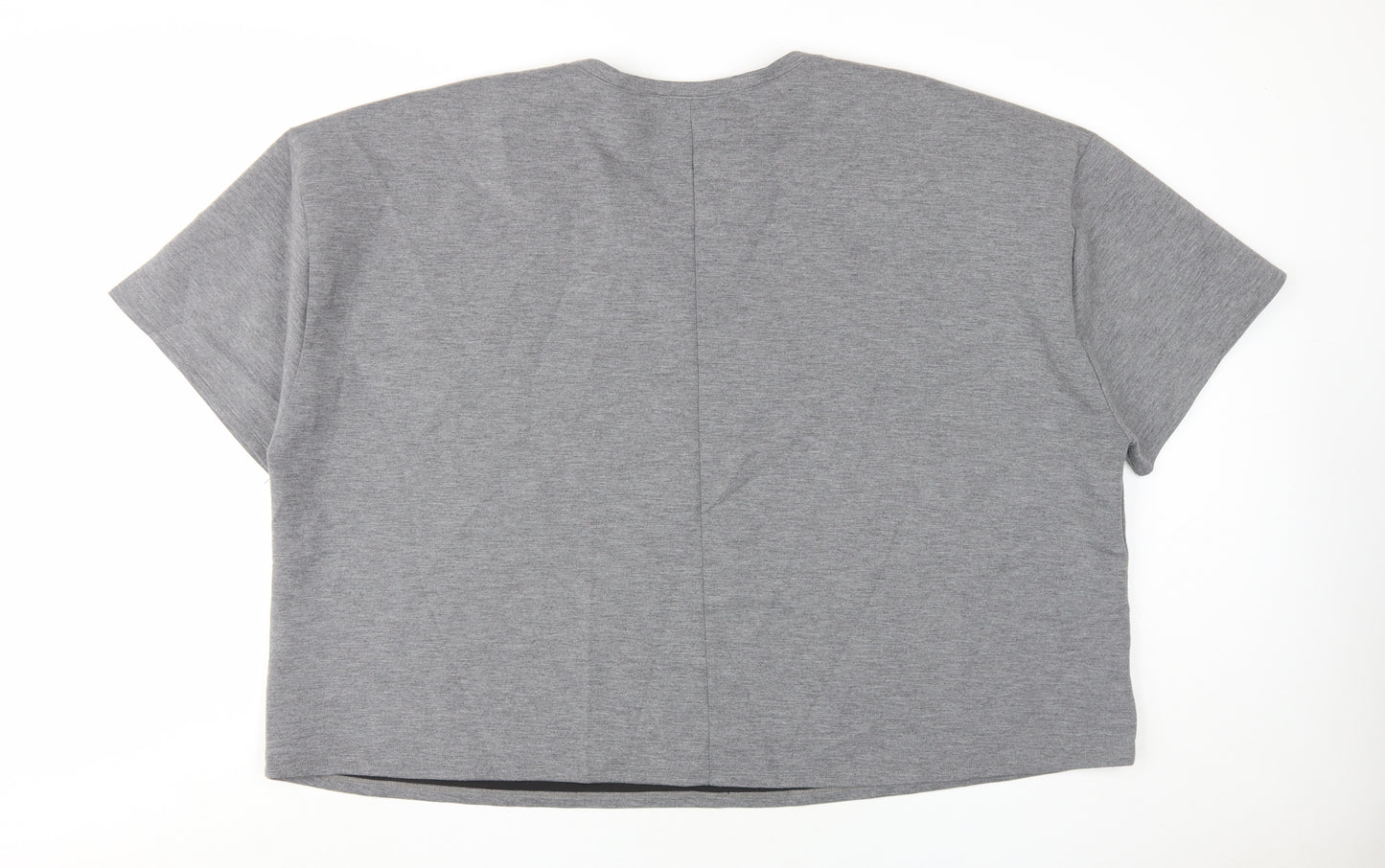 ASOS Women Grey Basic T-Shirt UK 30 Relaxed Fit