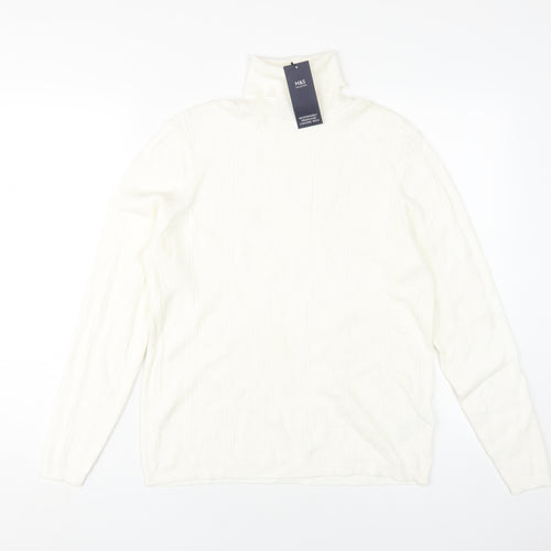 Marks and Spencer Women's Ivory Pullover Jumper Size 18