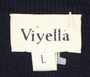 Viyella Women's Blue Cardigan L - Merino Wool