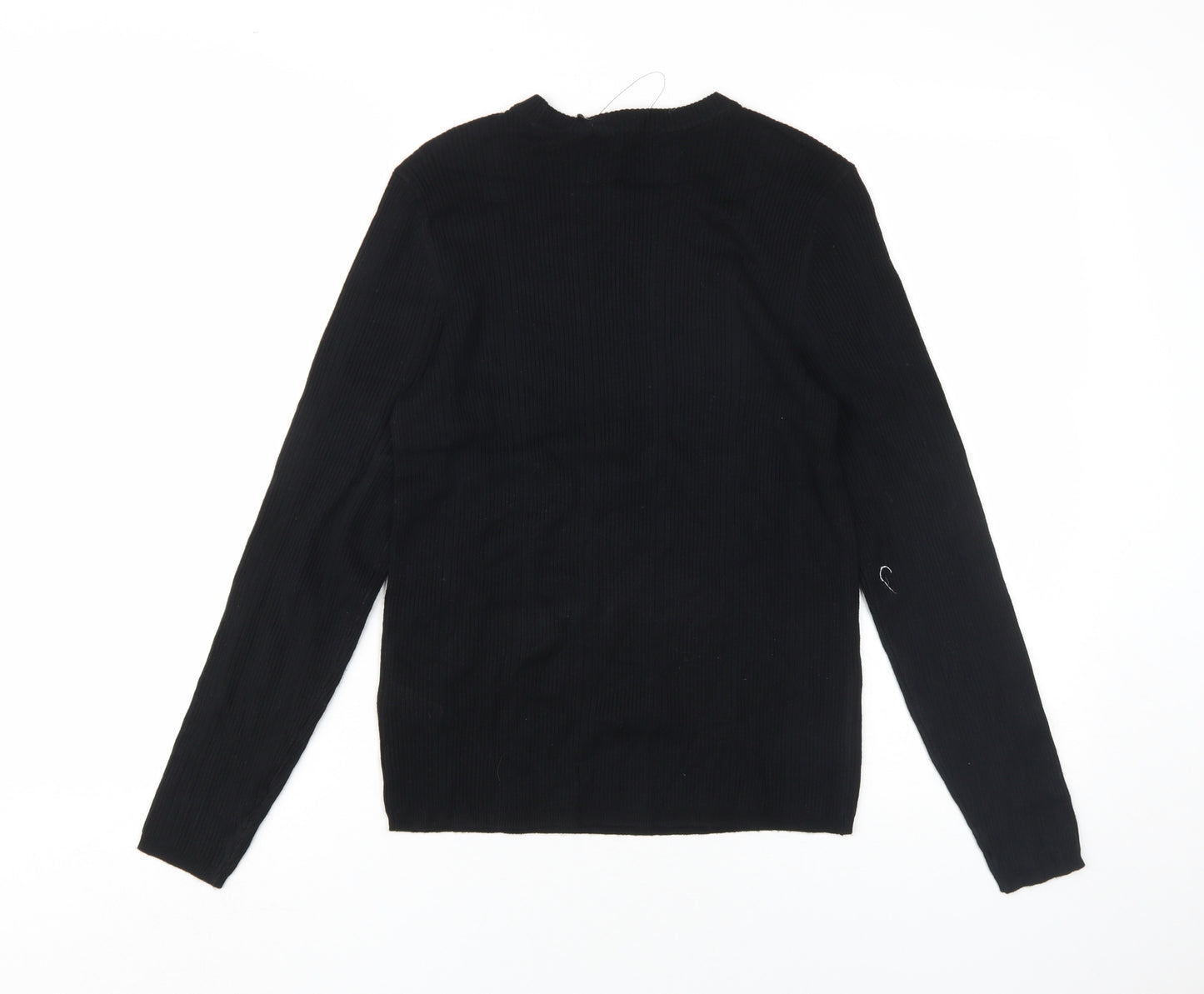 Marks and Spencer Women's Black Jumper, Size 12, Crew Neck