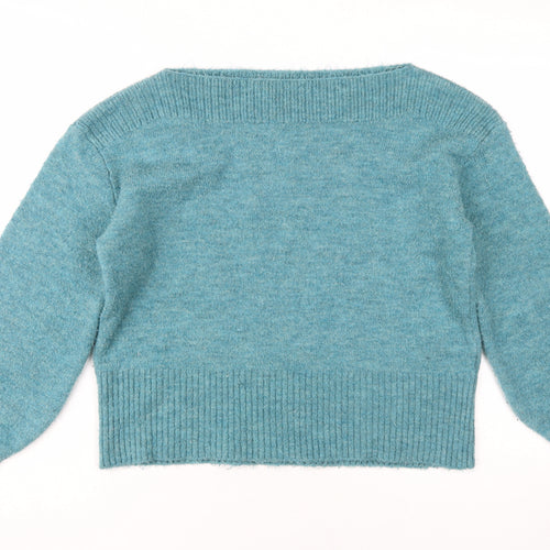 Marks and Spencer Women's Blue Pullover Jumper M