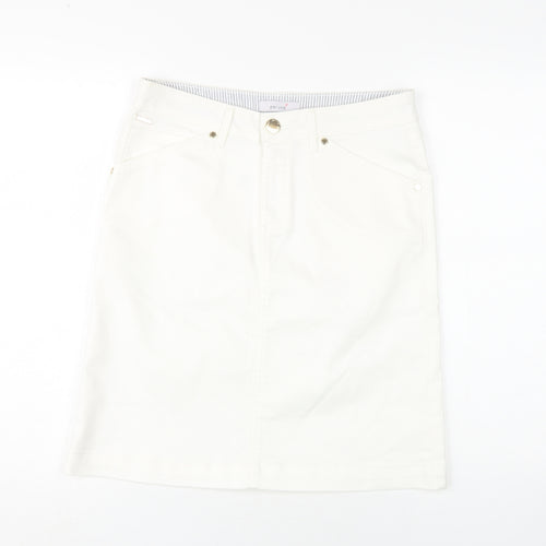 Marks and Spencer Women's Ivory Knee Length Pencil Skirt