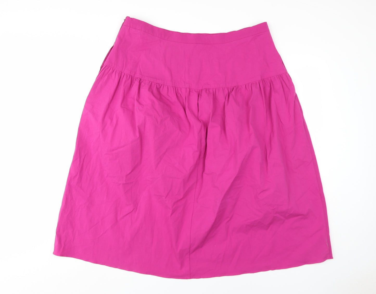 Marks and Spencer Women's Pink A-Line Skirt Size 18 Petite