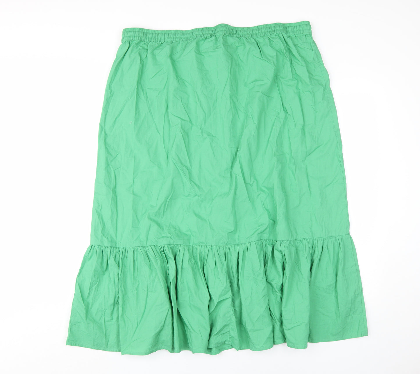 Marks and Spencer Women's Green Peasant Skirt Size 20