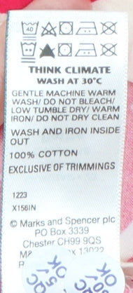 Marks and Spencer Women's Pink Pleated Floral Skirt, Size 20