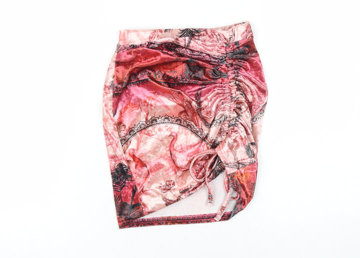 PrettyLittleThing Women's Multicoloured Floral Skirt