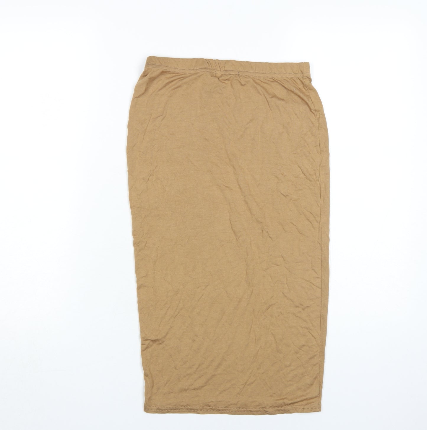 PrettyLittleThing Women's Brown Midi Pencil Skirt