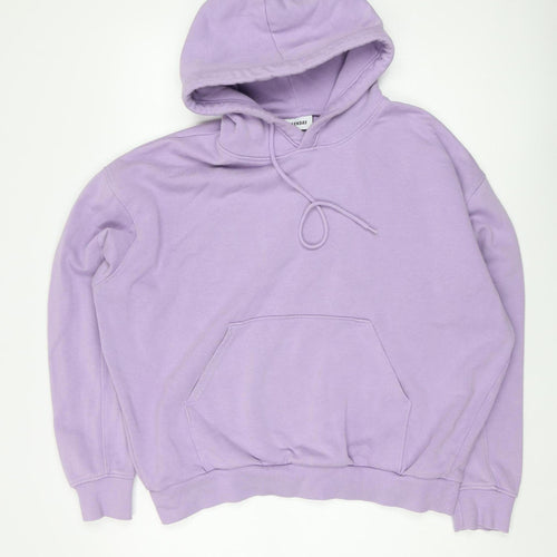 Weekday Women's Purple Hoodie Size 12 with Pockets
