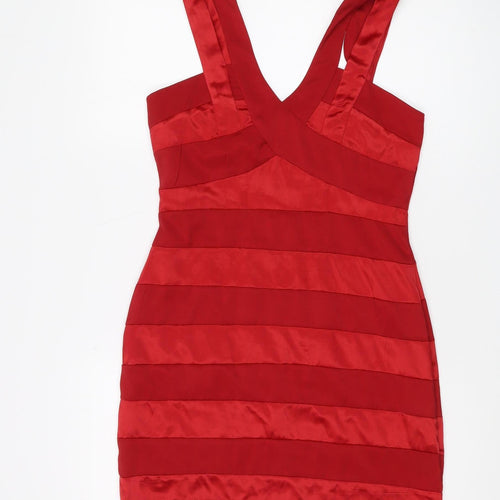 AX Paris Women's Red Bodycon Dress Size 12