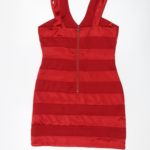 AX Paris Women's Red Bodycon Dress Size 12