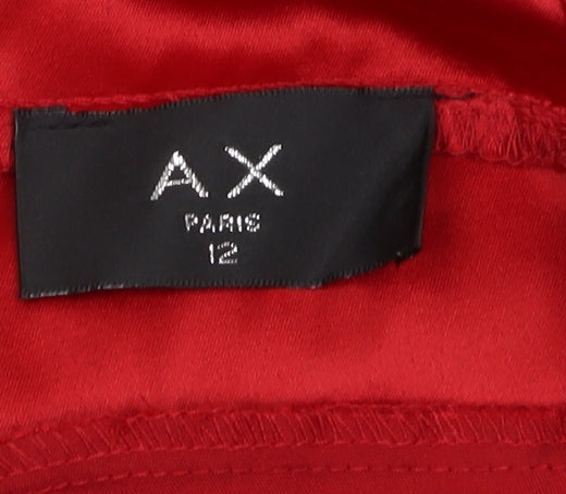 AX Paris Women's Red Bodycon Dress Size 12