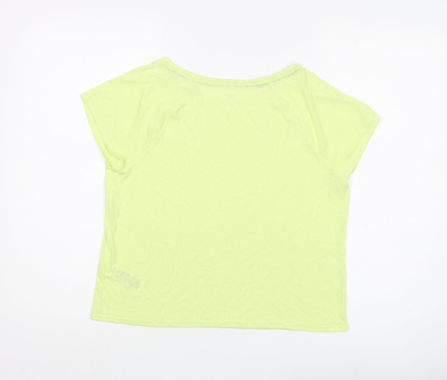 Marks and Spencer Women's Yellow T-Shirt