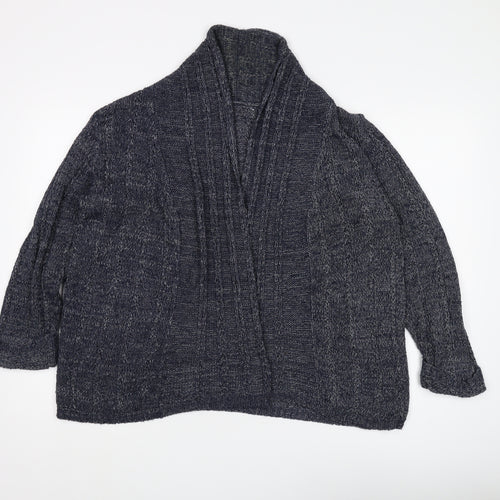 Marks and Spencer Women's Blue Cardigan, Size 12