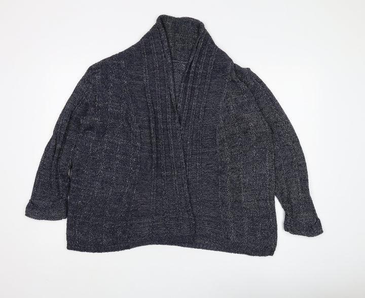 Marks and Spencer Women's Blue Cardigan, Size 12