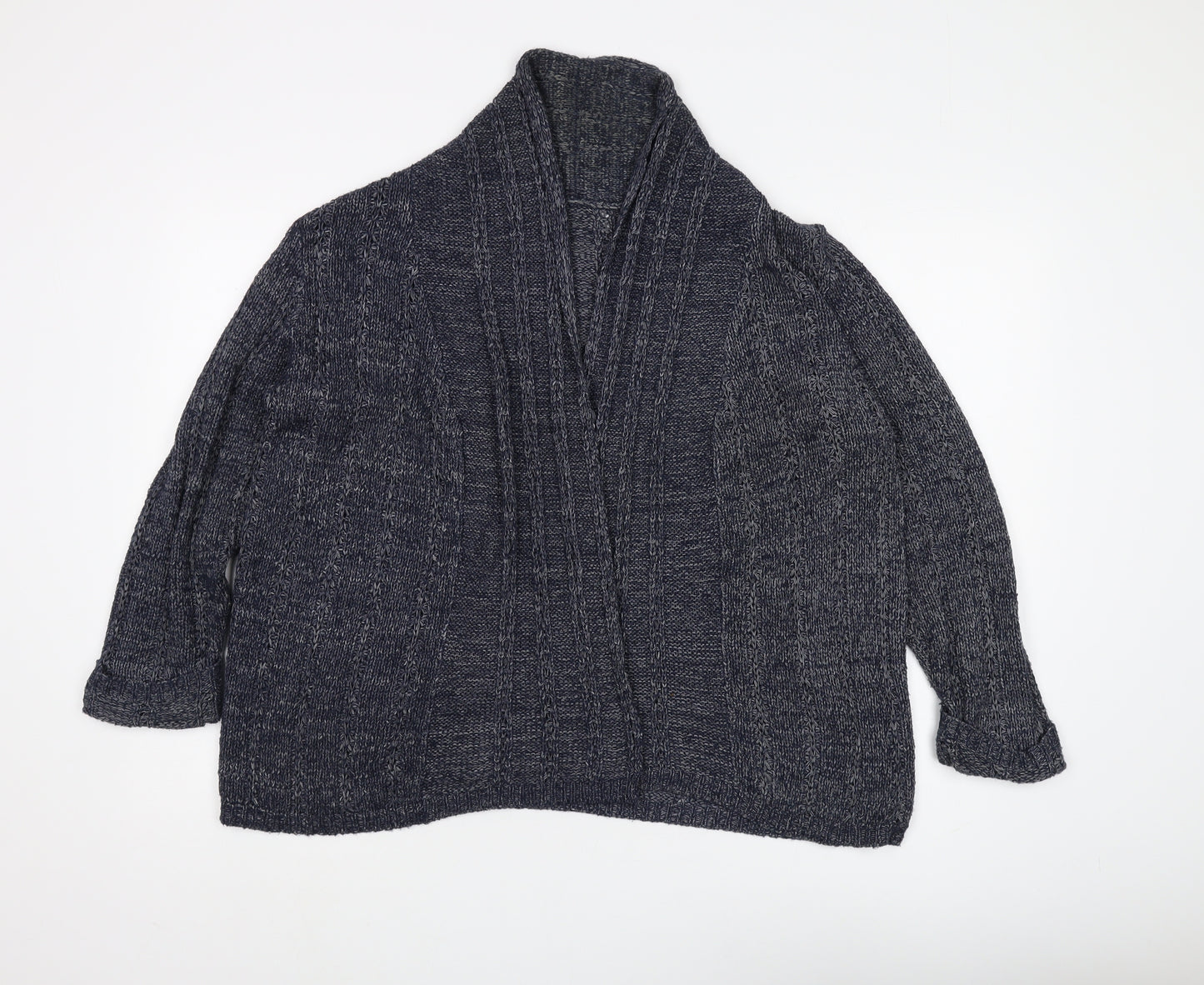 Marks and Spencer Women's Blue Cardigan, Size 12