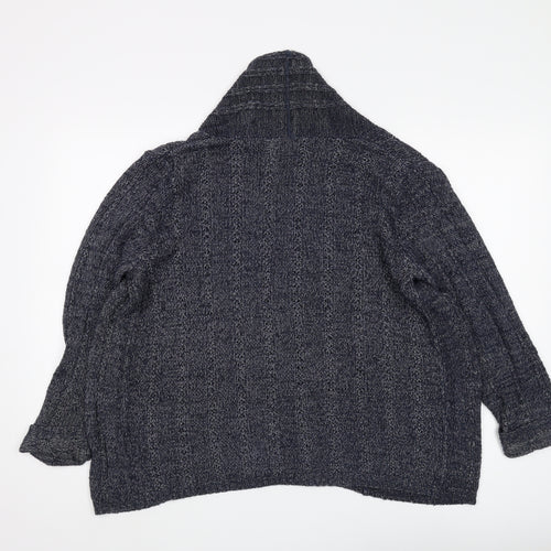Marks and Spencer Women's Blue Cardigan, Size 12