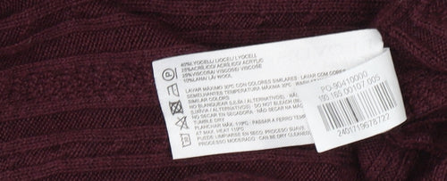 LLOYD'S Women's Red Pullover Jumper, Size L, Crew Neck