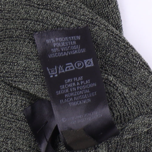 Marks and Spencer Women's Green V-Neck Pullover Jumper