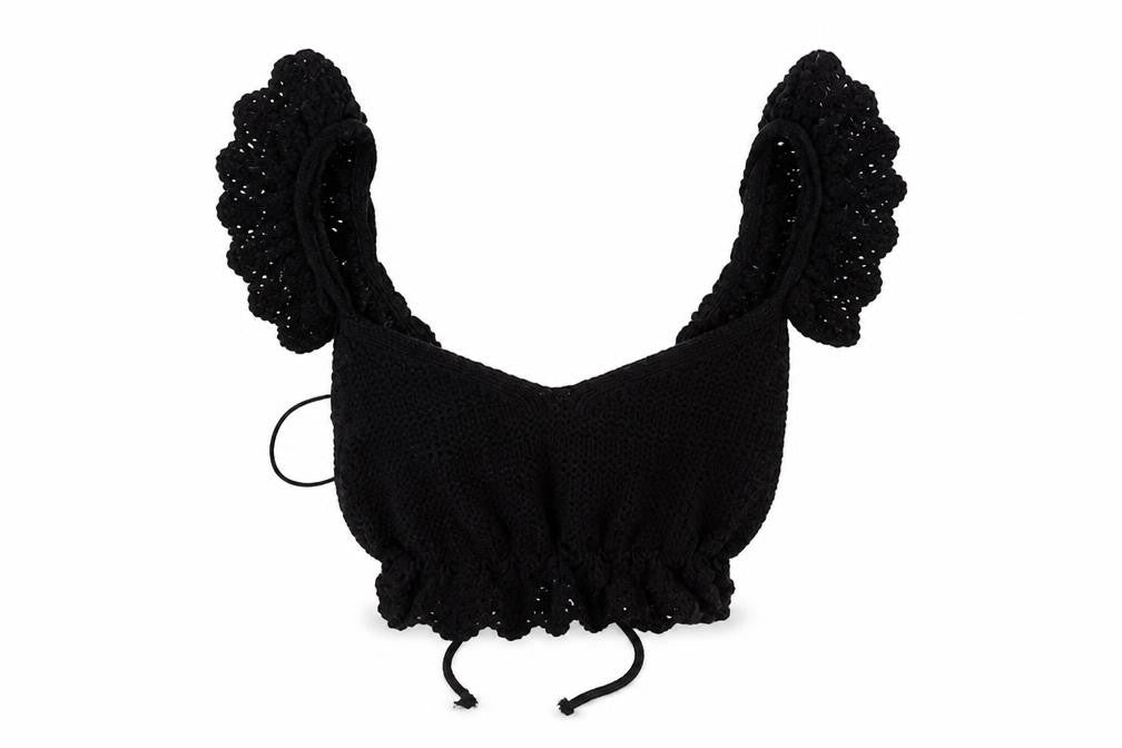 Stradivarius Women’s Black Cropped Camisole Top XS