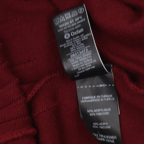 Per Una Women's Red Cardigan Size 14