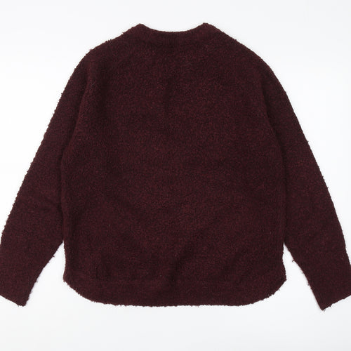 Spirit Women's Purple Crew Neck Pullover Jumper Size 10