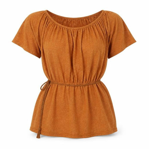 Zara Women’s Brown Tunic Blouse, Size 12, Summer Casual