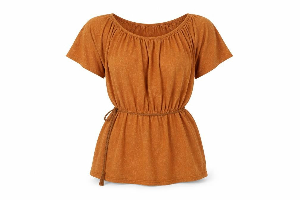 Zara Women’s Brown Tunic Blouse, Size 12, Summer Casual