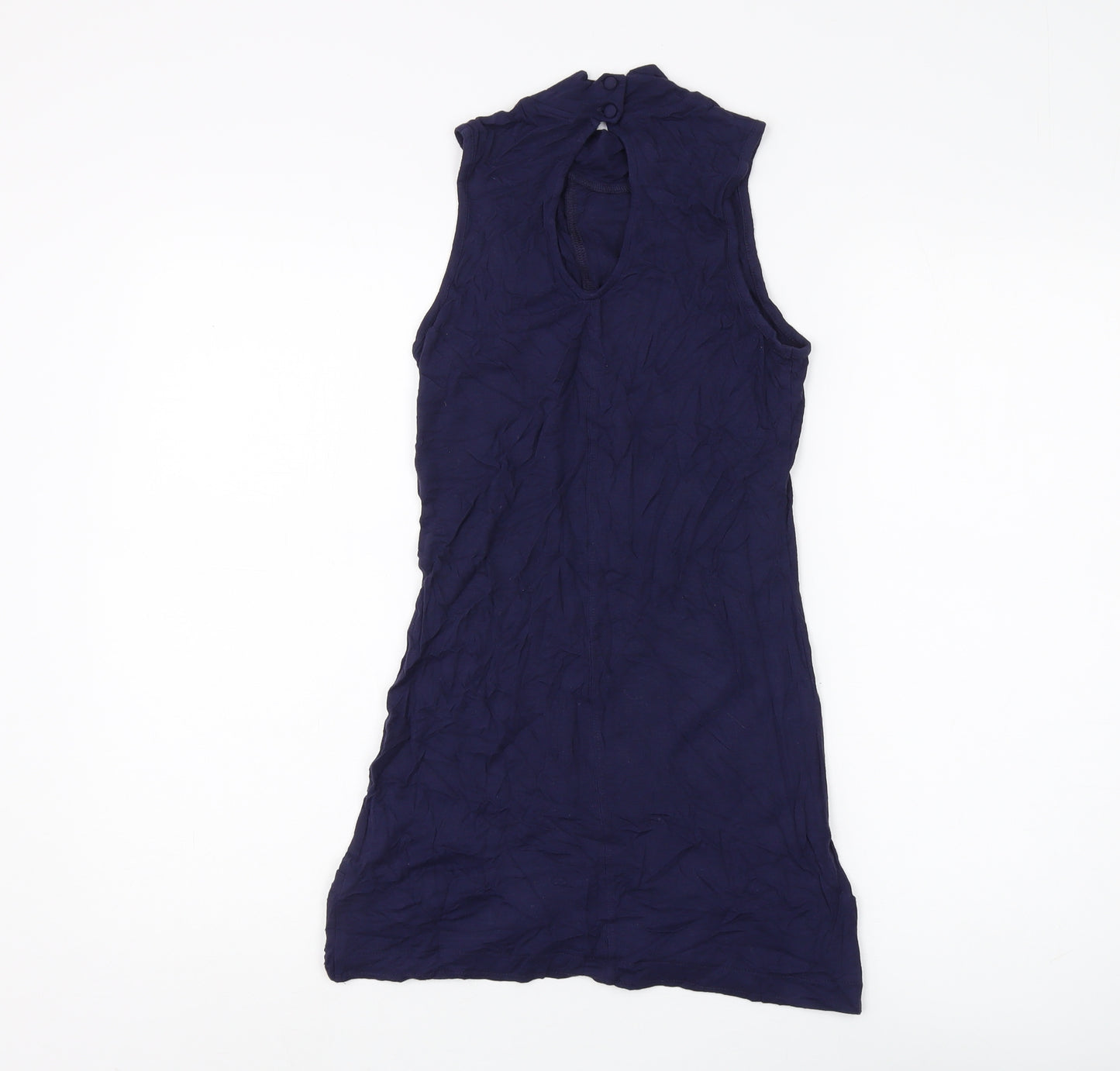 Next Women's Blue Sequin High Neck Tank Size 10