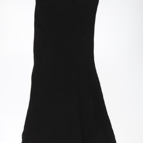 Zara Women’s Black Polyamide Skirt, Size S