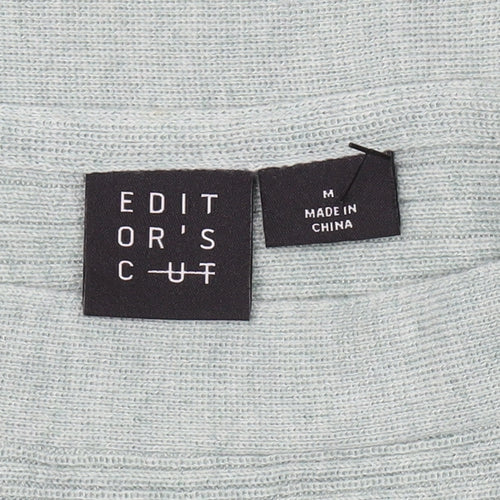 Editor's Cut Women's Green M Pullover Knit Jumper