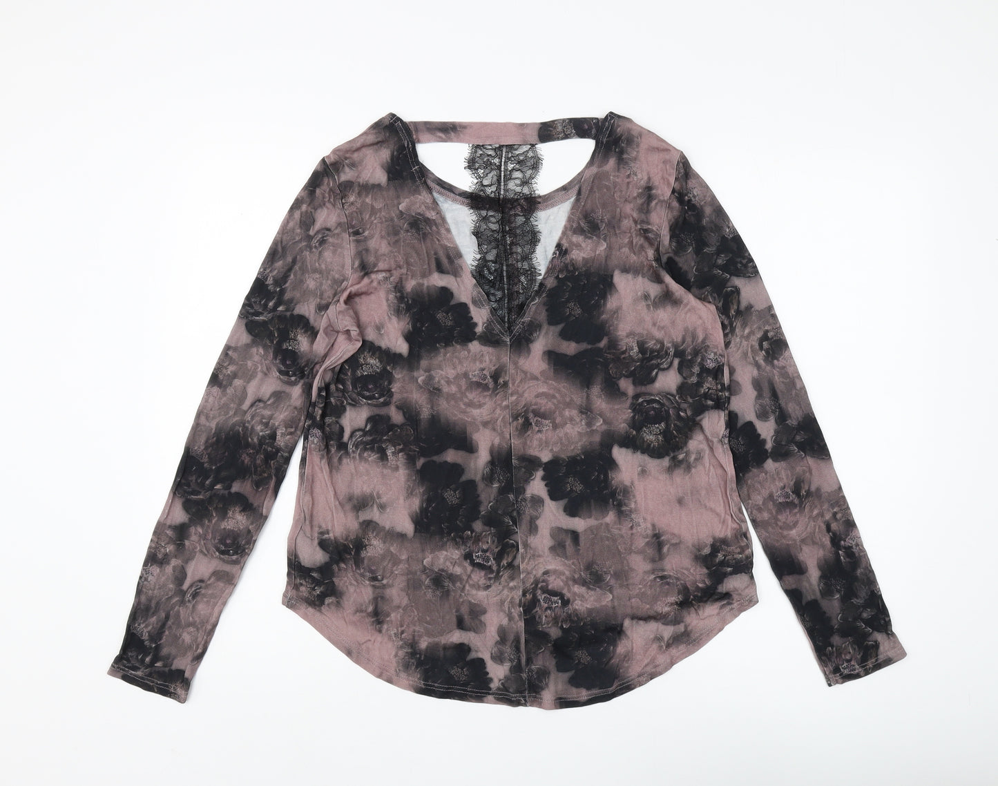 Next Women's Multicoloured Floral Long Sleeve Top Size 10