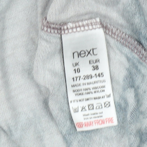 Next Women's Multicoloured Floral Long Sleeve Top Size 10