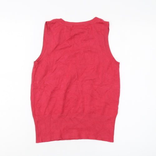 Wallis Women’s Red Tank Top Size 12 Basic Scoop Neck