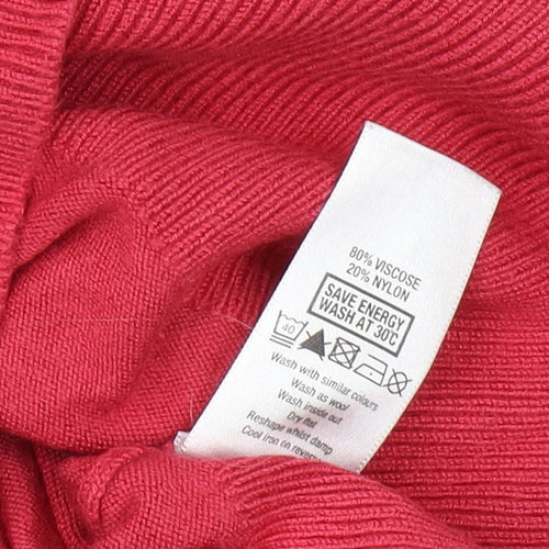 Wallis Women’s Red Tank Top Size 12 Basic Scoop Neck