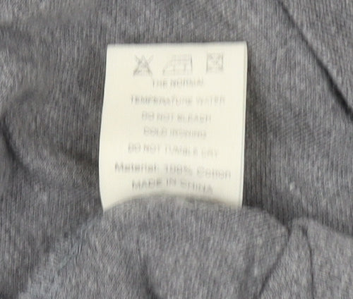 GHYUGR Men's Grey Long Sleeve Polo 2XL