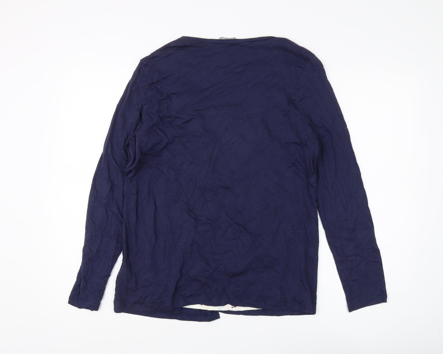 Marks and Spencer Women’s Blue Long Sleeve V-Neck Top