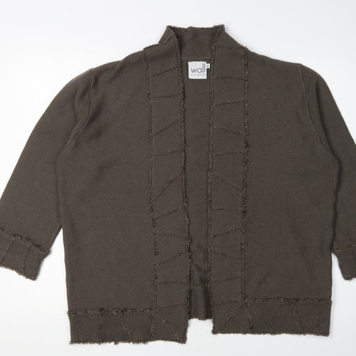 Wall Women's Brown Cardigan M Alpaca Blend