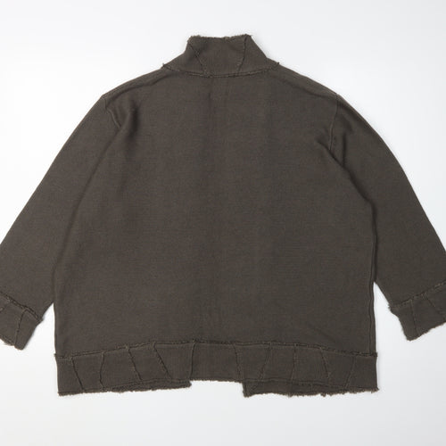Wall Women's Brown Cardigan M Alpaca Blend