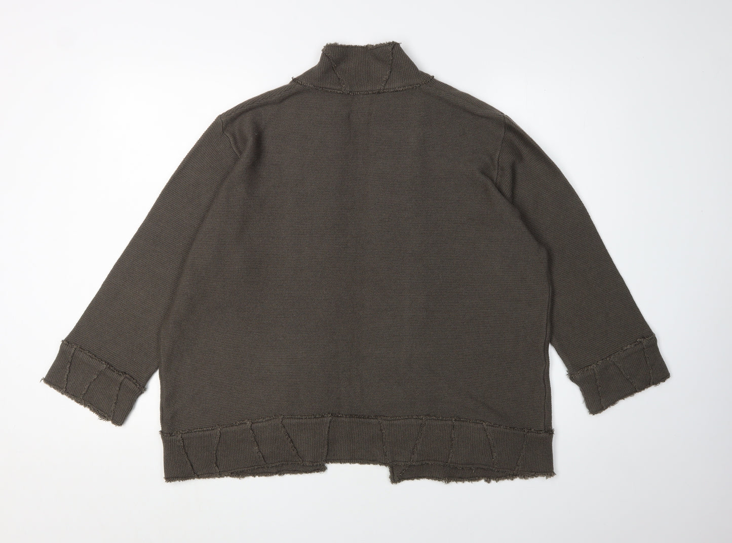 Wall Women's Brown Cardigan M Alpaca Blend