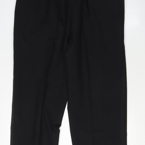 Berwin & Berwin Men's Black Dress Pants, Size 36, Formal Trousers
